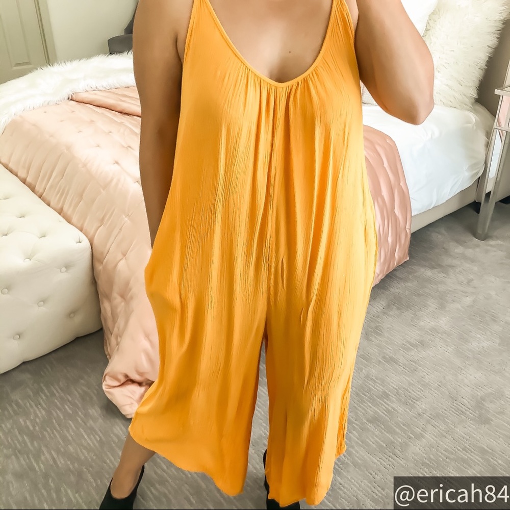 Forever 21 casual wide-leg angular jumpsuit romper - Picture 1 of 9